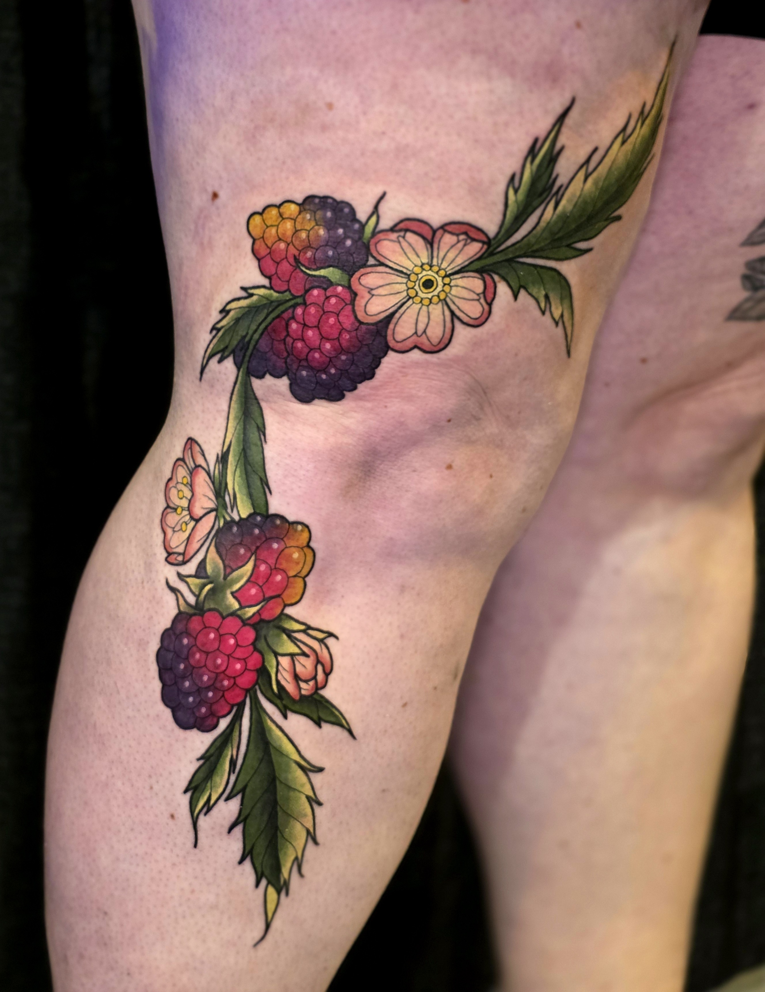 Award-winning large color tattoo, Villain Arts Omaha 2026