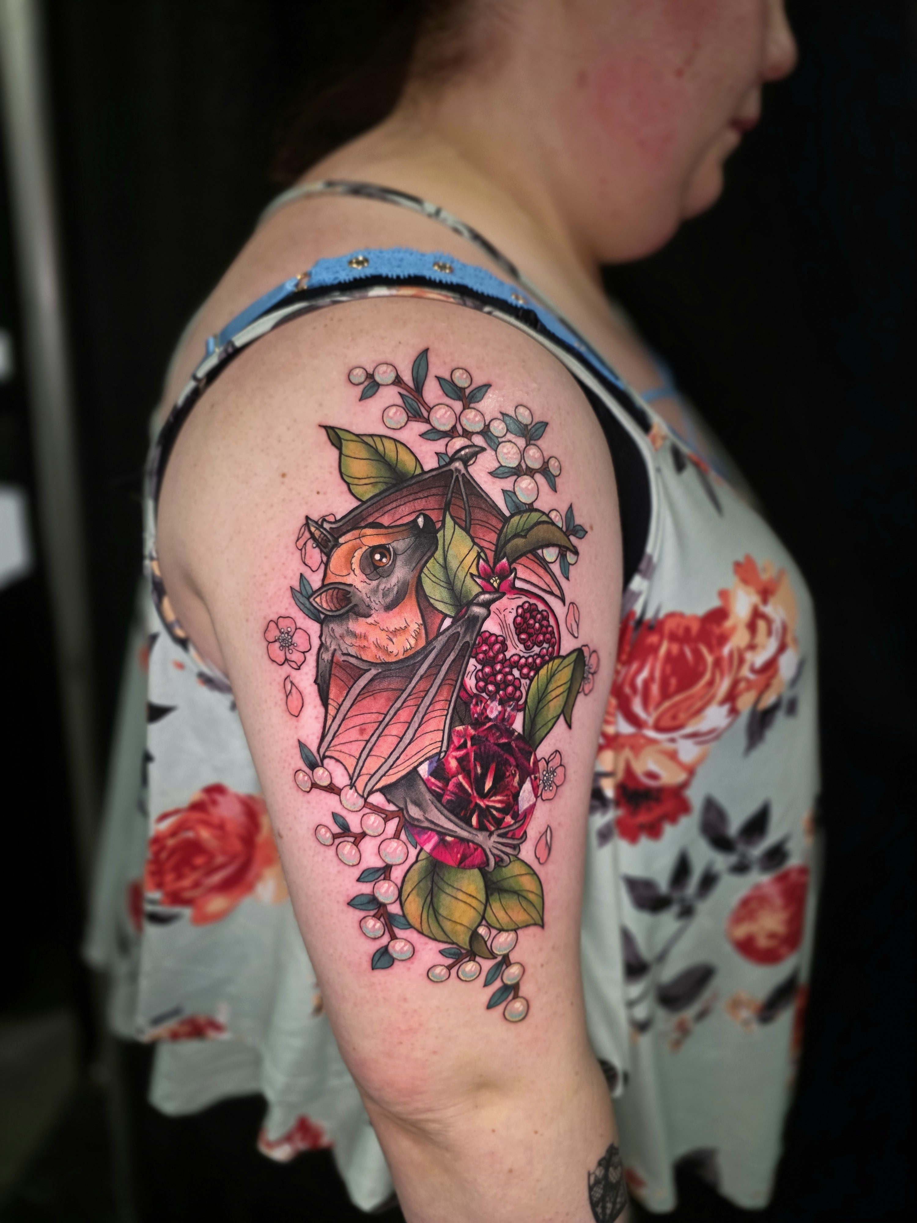 Award-winning color tattoo, Living Arts Tattoo Convention 2026